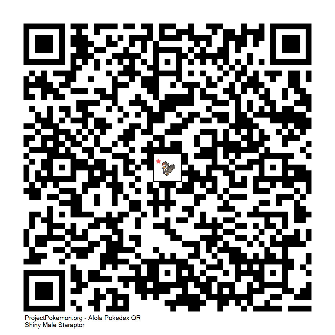 Cdigo QR de Staraptor variocolor